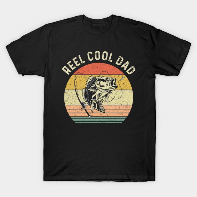 Reel Cool Dad T-Shirt by herlindagay